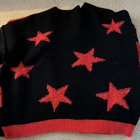 Brand is Pol New size large black and red sweater - Picture 4 of 4